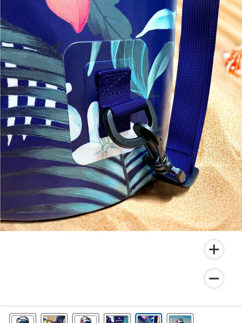 Tommy Bahama Navy Floral Waterproof Dry Bag